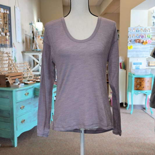 Lululemon Meant To Move Long Sleeve Tee - Size 4