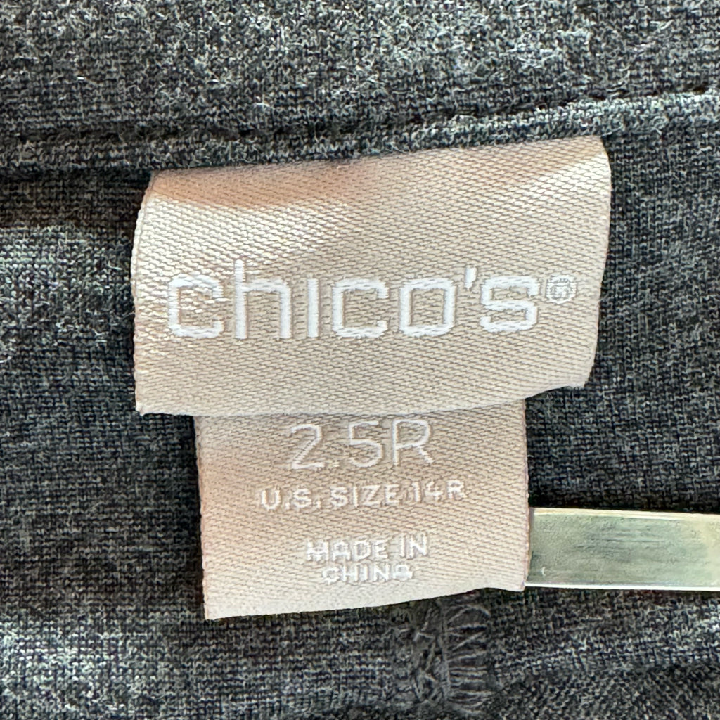 Chico's Slim Leg Ponte Jeggings - Size 14
