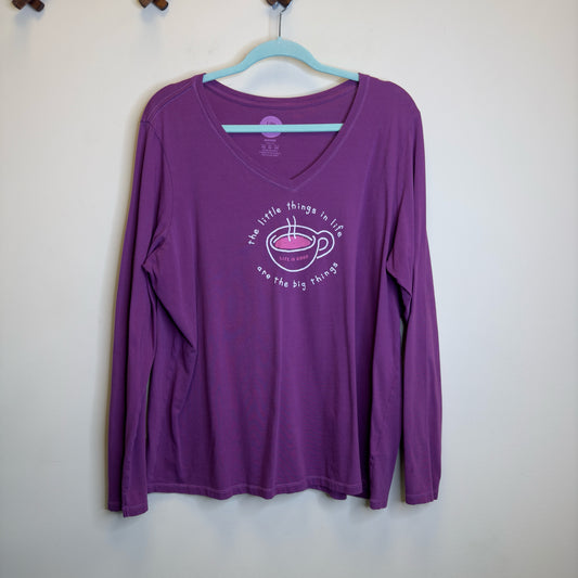 Life is Good Long Sleeve Tee - Size XL