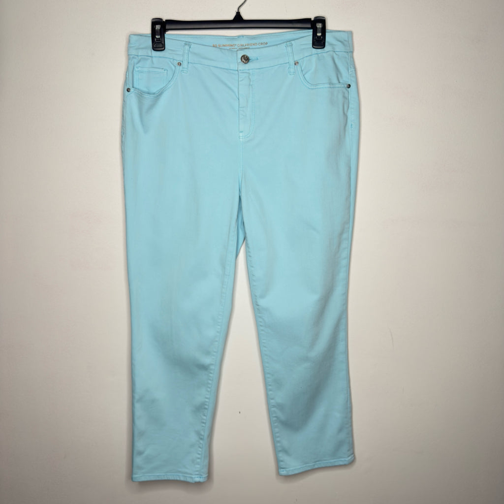 Chico's So Slimming Girlfriend Crop Jeans - Size 14