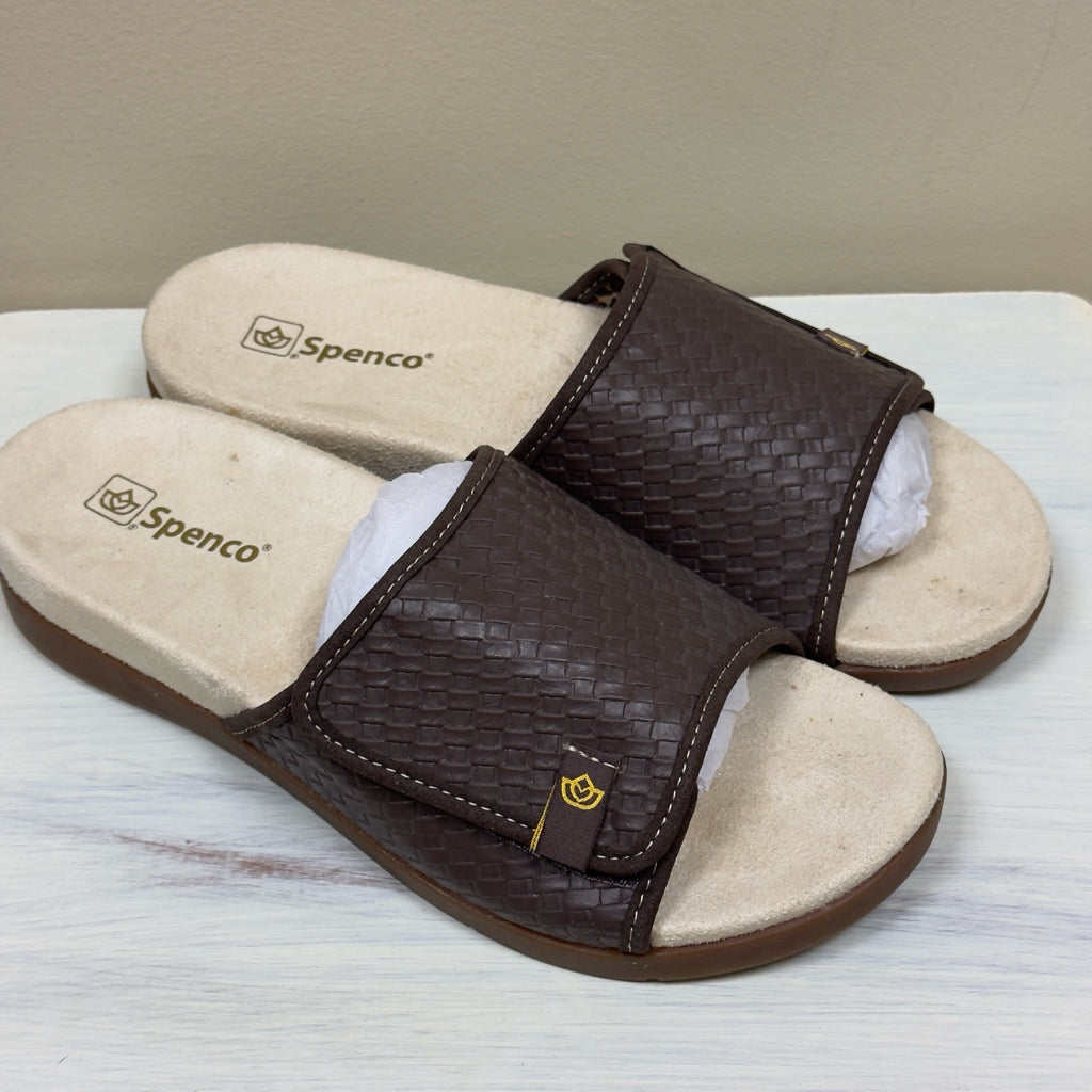 Spenco Charlotte Coffee Slides - Size 8 1/2 8.5