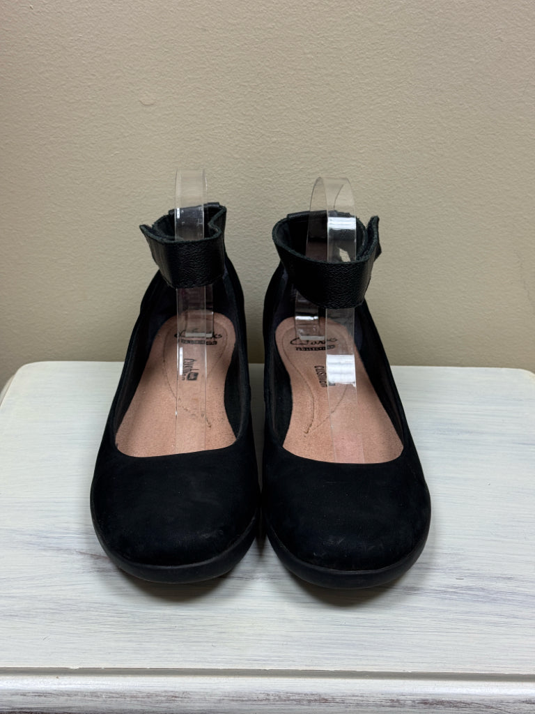 Clarks Leather Medora Nina Mary Jane Flats - Size 8 1/2