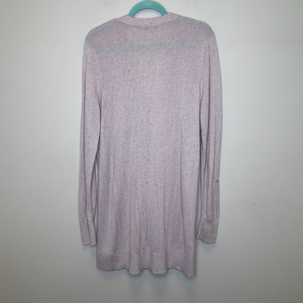 Loft Flecked Long Line Cardigan Sweater - Size XL