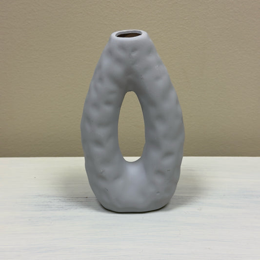 Stone Gray Bud Vase