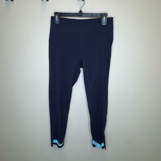 Zyia Active Navy Blue Strap Deluxe High Rise Leggings - Size 8-10