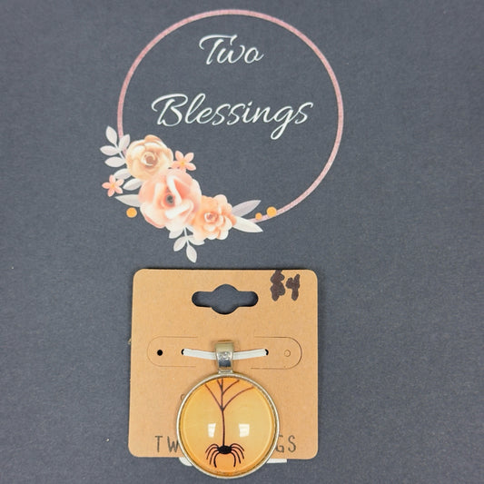 Two Blessings Charm - Spider