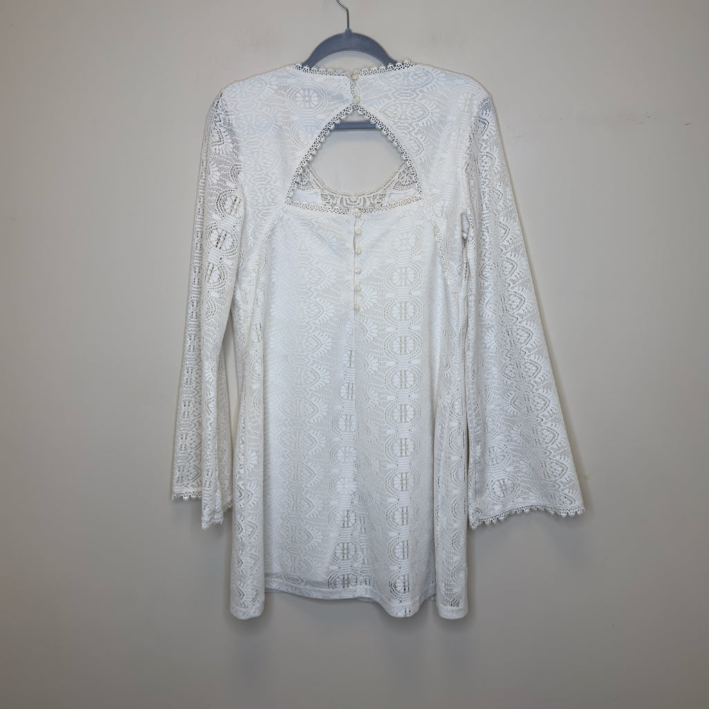 Olsenboye Lace Overlay Dress - Size XL