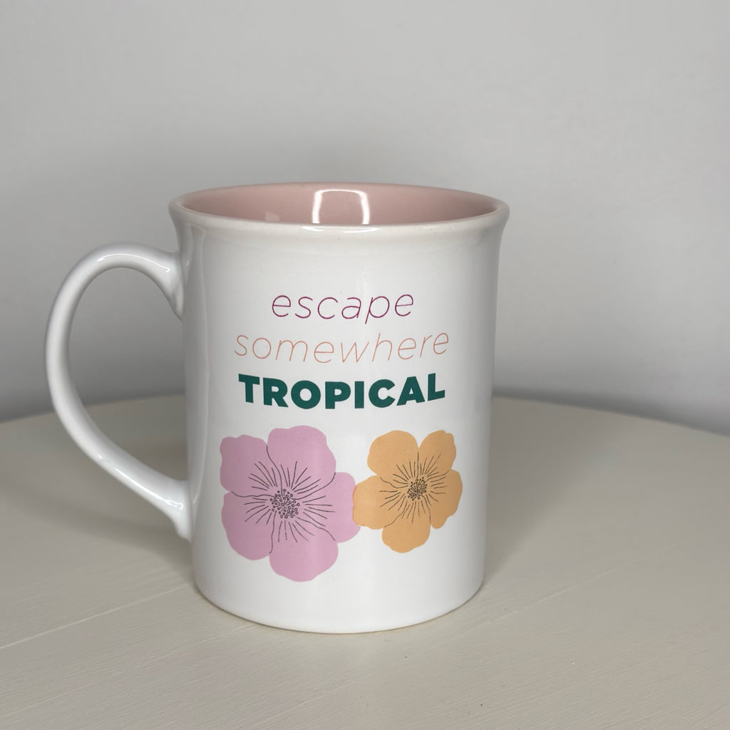 Escape Somewhere Tropical Mug
