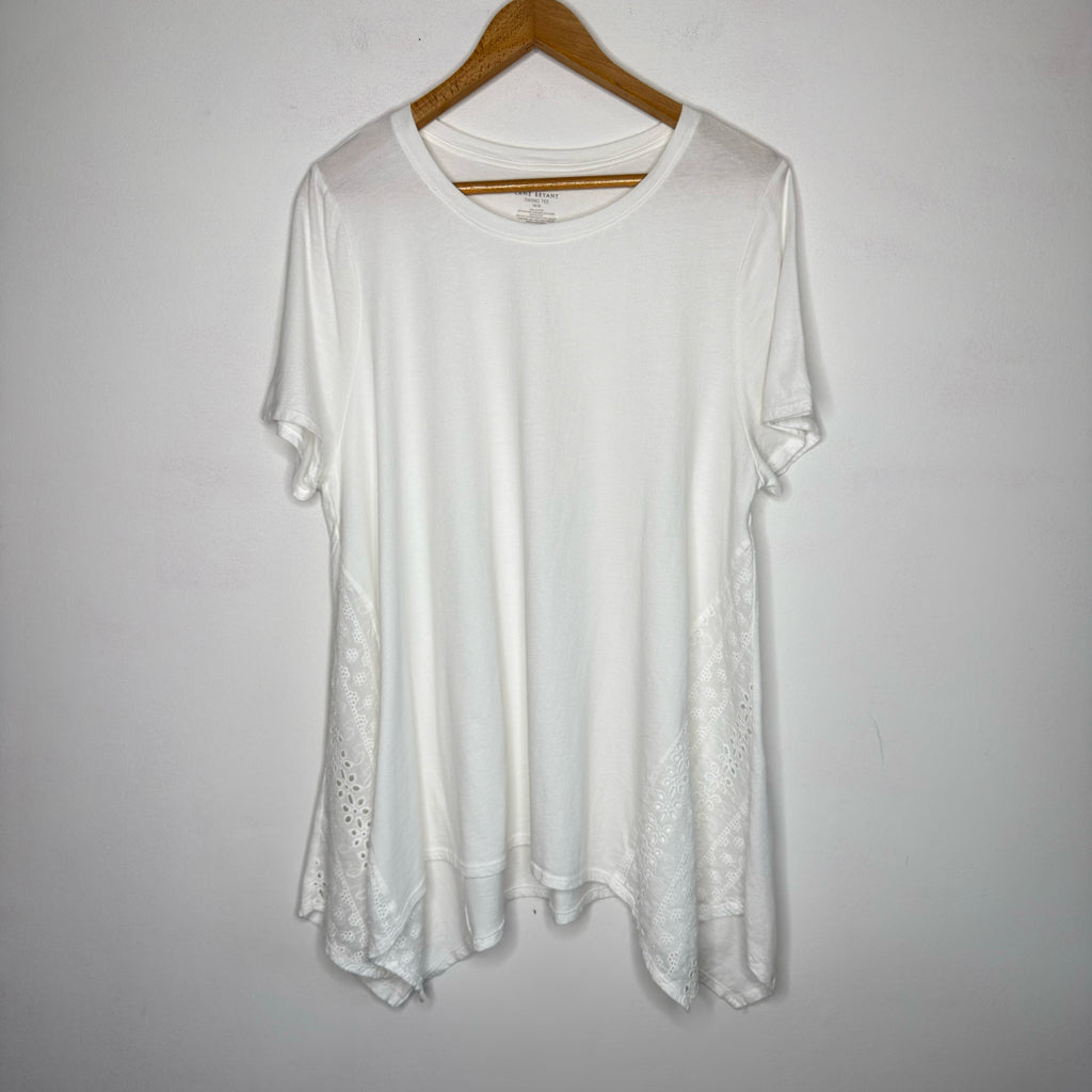 Lane Bryant Swing Tee Eyelet Trim - Size 18/20