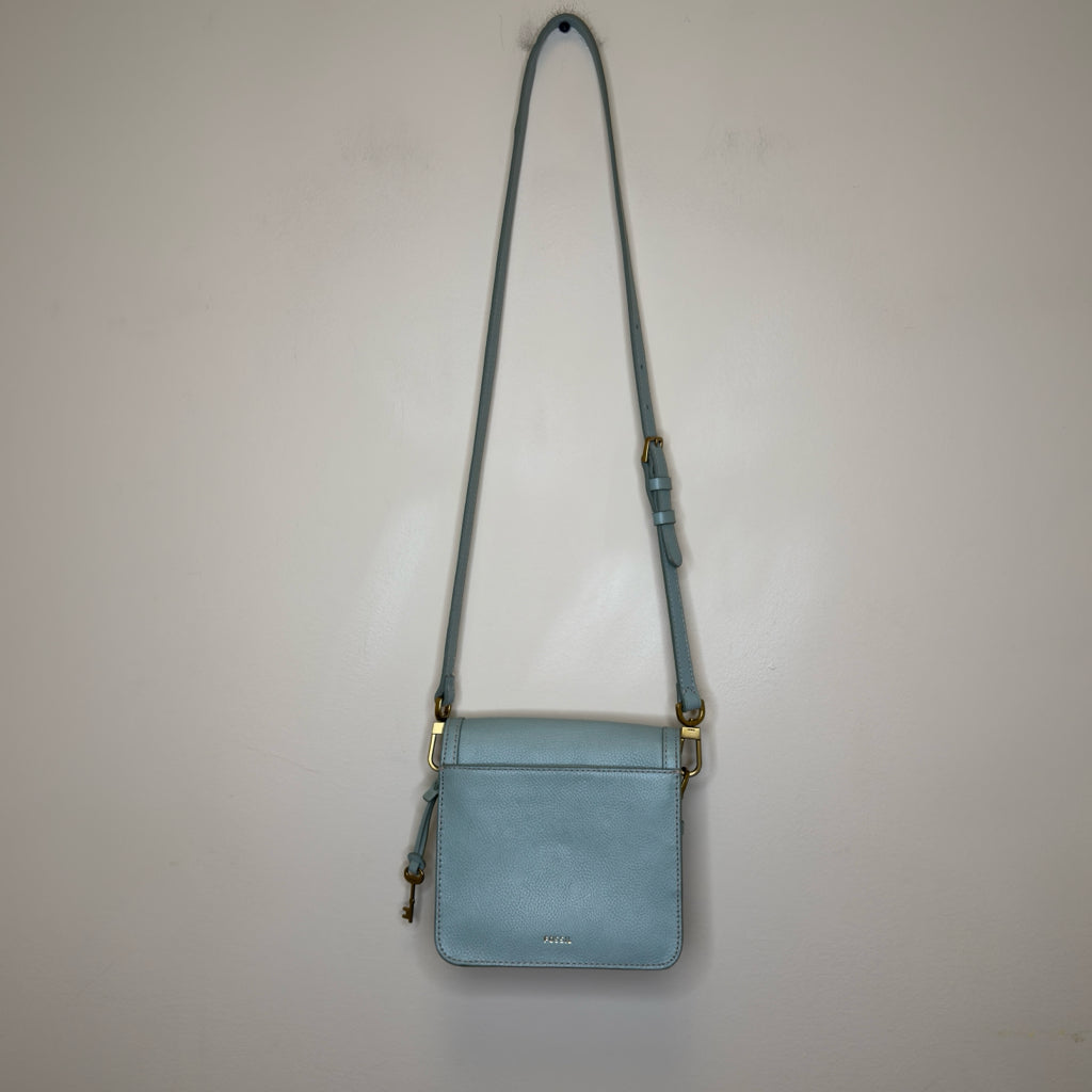Fossil Ainsley Leather Small Flap Crossbody Handbag