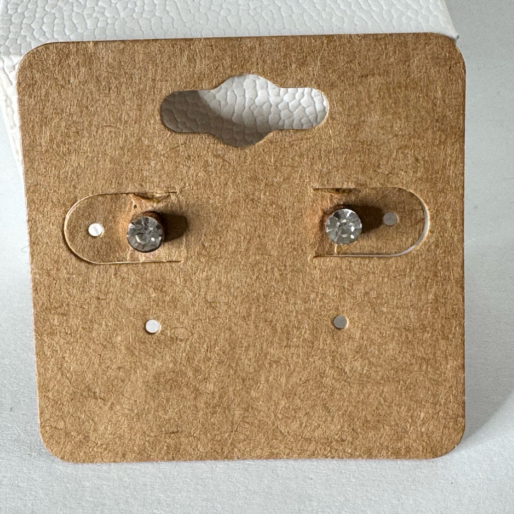 Rhinestone Stud Earrings