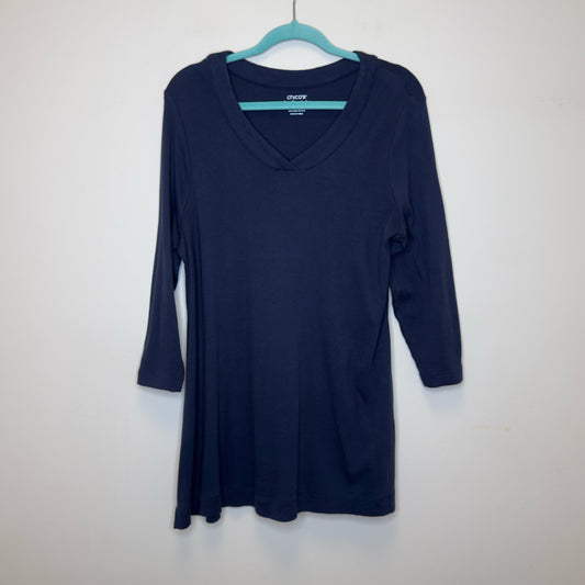 Chico's "The Ultimate Tee" Tunic Top - Size Large