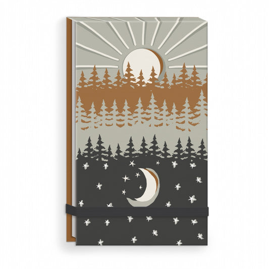 Camping Icons Sun/Moon Fabric List Pad