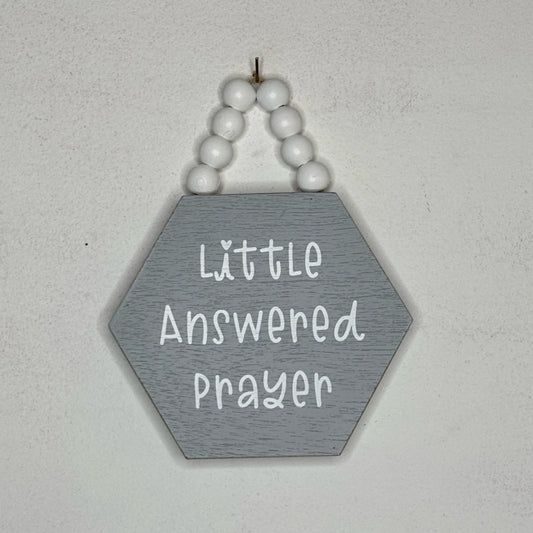 Little Answered Prayer Box Sign