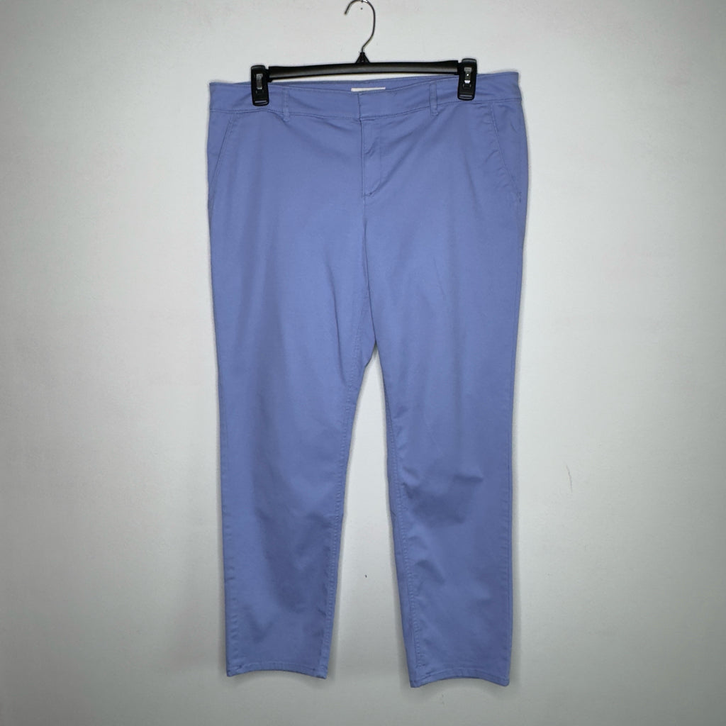 Loft "Marisa" Periwinkle Chino Pants - Size 14