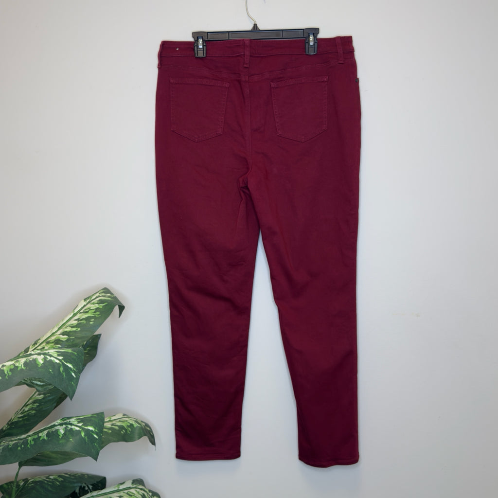 Chico's So Slimming Girlfriend Ankle Jeans - Size 14 Tall