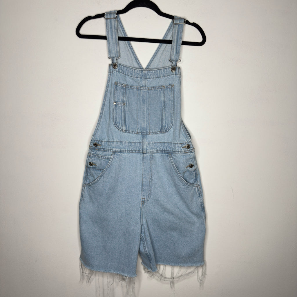 H&M Denim Short Overalls - Size Medium