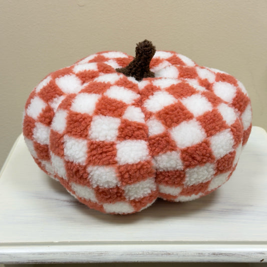 Fuzzy Check Pumpkin