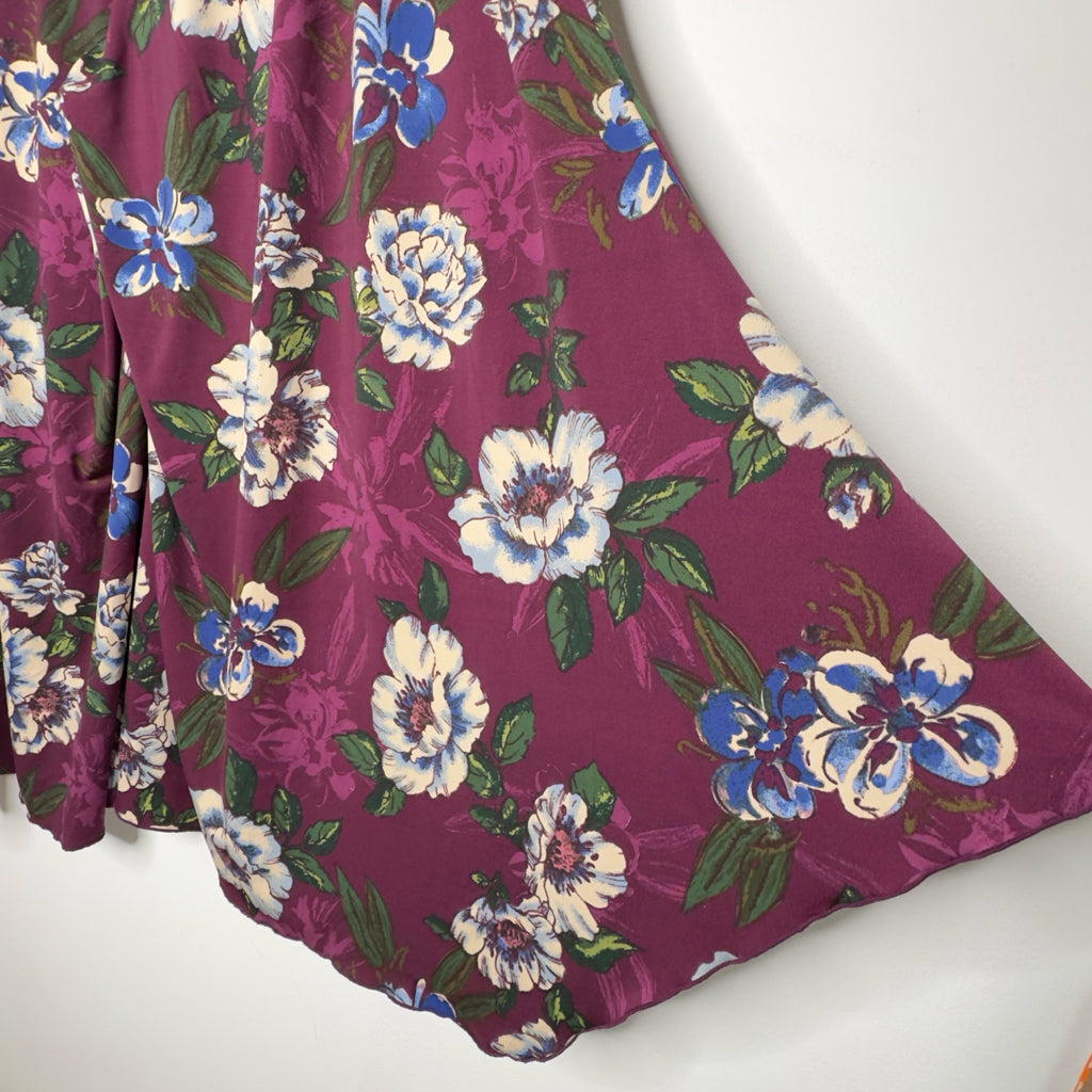 Du Jour Wide Flutter Leg Pull-On Pants - Size 2X
