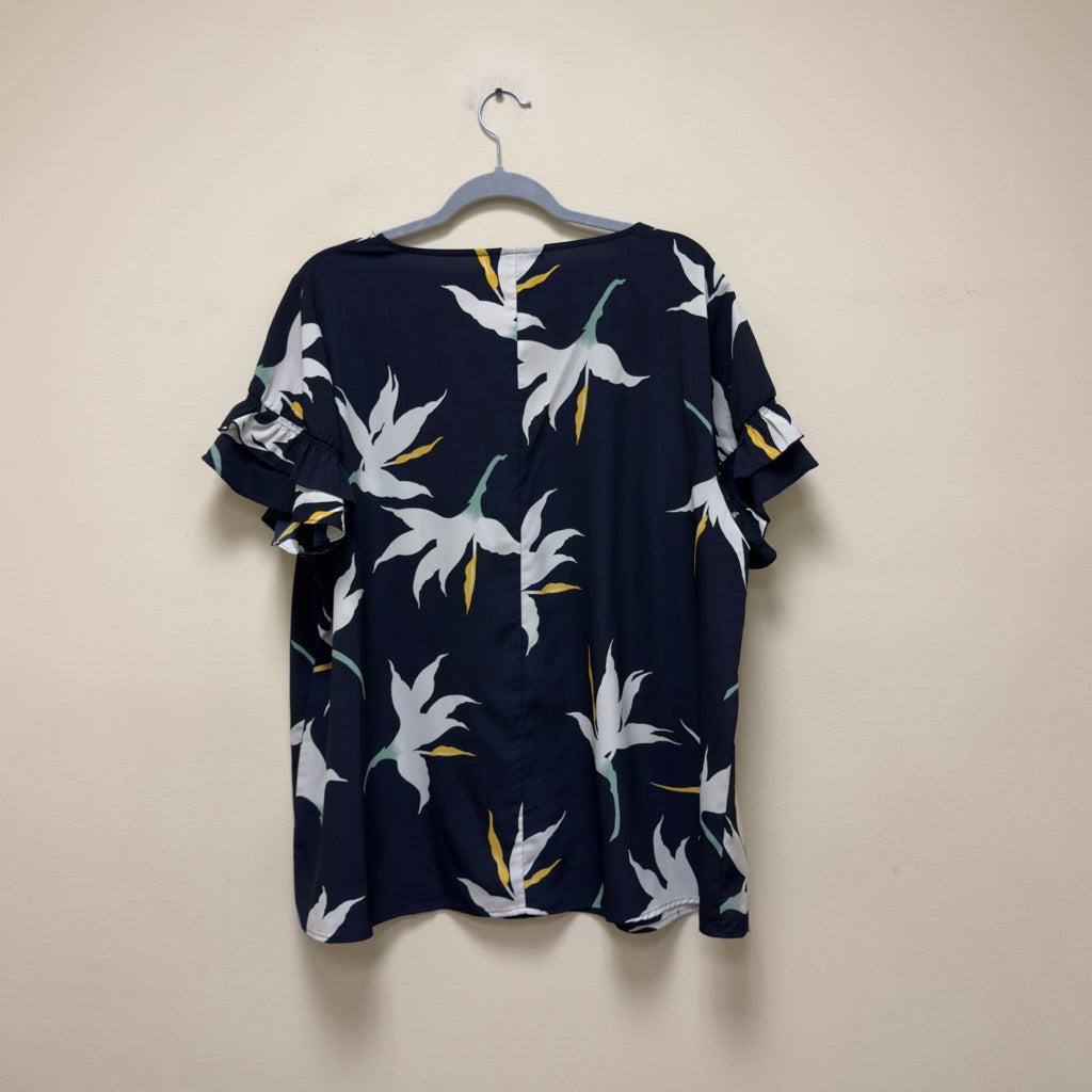 Lane Bryant Floral Top - Size 2X (18)