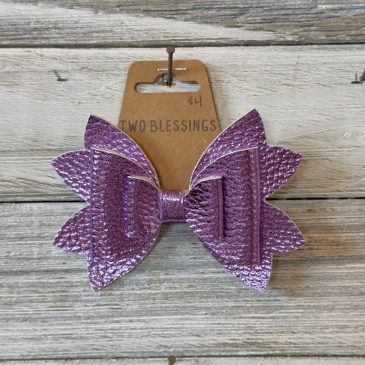 Two Blessings Bow - Shiny Purple