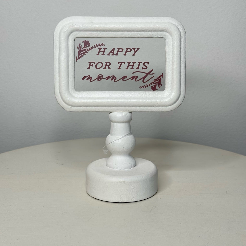 Happy For The Moments Decor