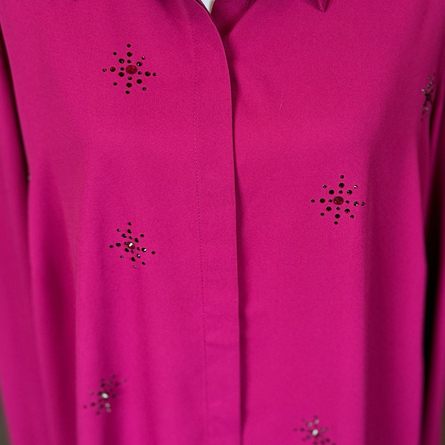 Joan Rivers Crystal Burst Top - Size 3X