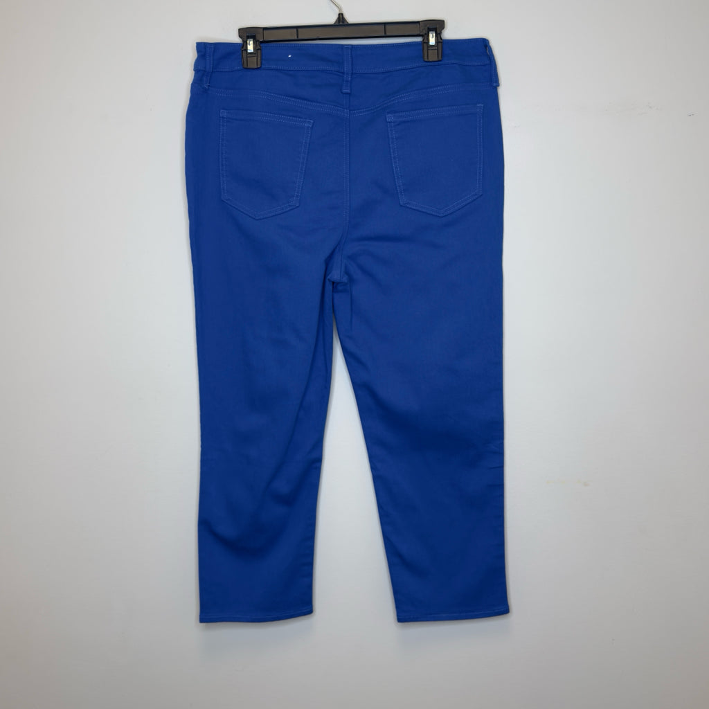 Chico's Girlfriend Slim Leg Crop Jeans - Size 14