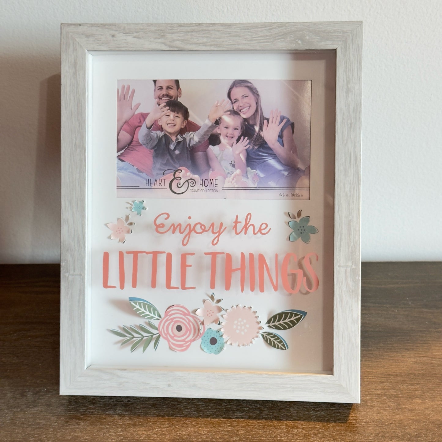 Enjoy The Little Things Picture Frame