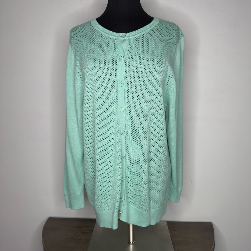 The Limited Button Front Lightweight Cardigan Sweater - Size XL