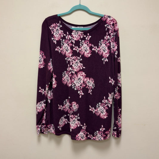 Chico's Floral Lightweight Sweater - Size Large