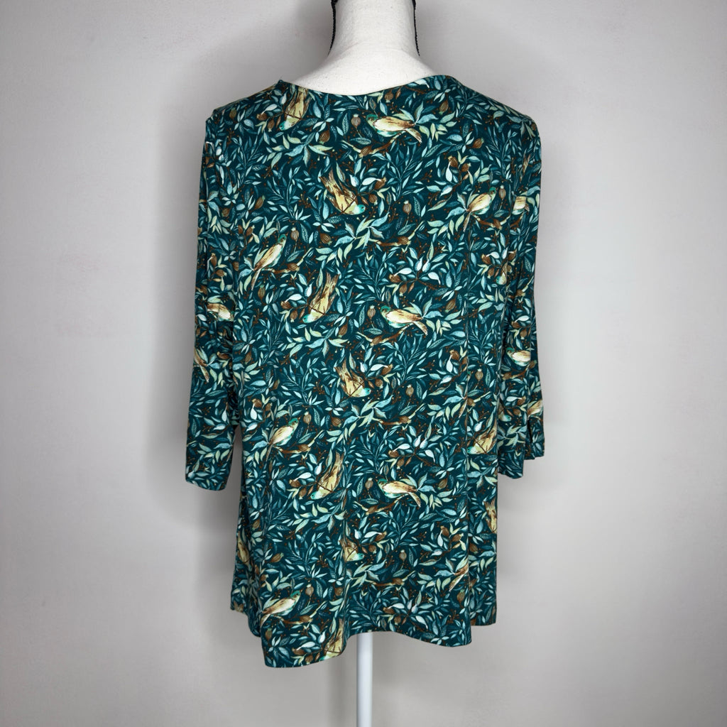 J.Jill "The J.Jill Wearever Collection" Elbow Sleeve Top - Size Large