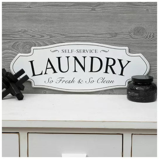 Laundry So Fresh & So Clean Wood Wall Decor