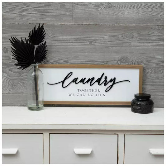 Laundry We Can Do This Wood Wall Decor