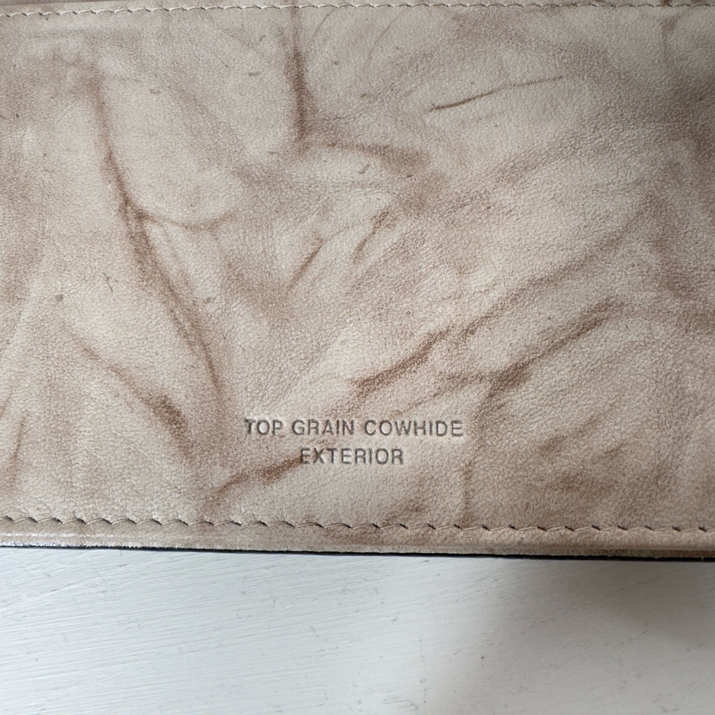 Buxton Vintage Calculator Top Grain Cowhide Wallet