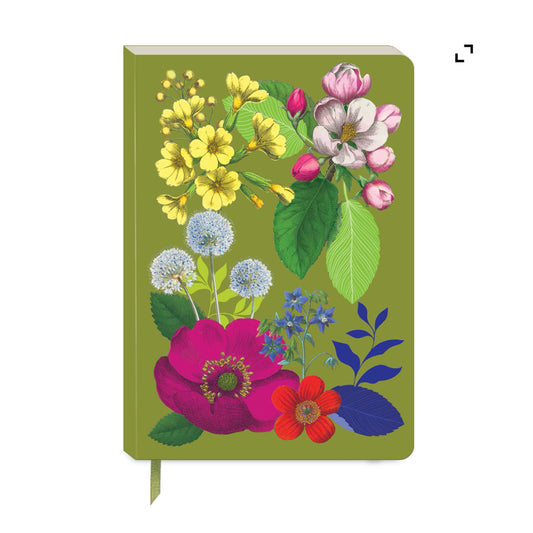 Vintage Floral Softcover Journal