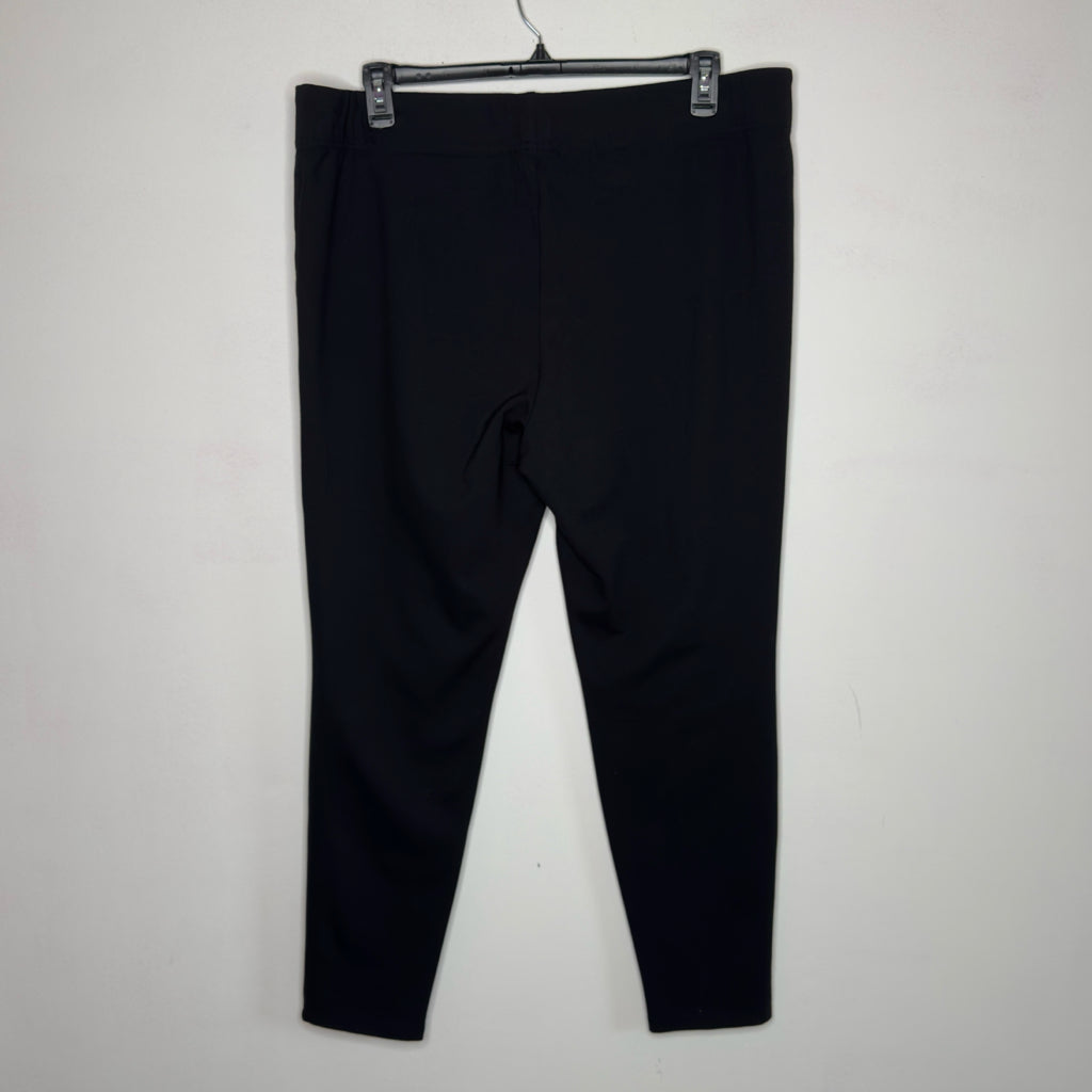 Ava + Viv Pull-On Black Pants - Size 2X
