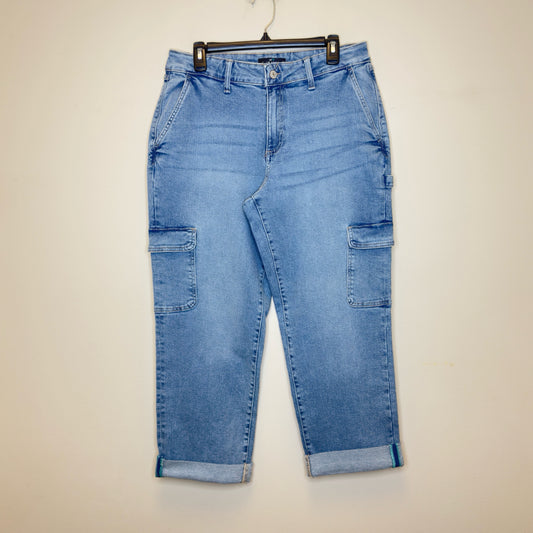 Lularoe Denim Cargo Cropped Jeans - Size 30 (10/12)