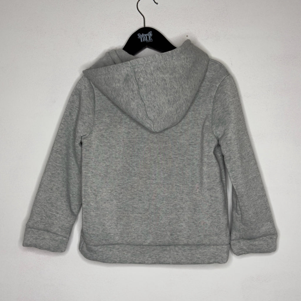 Yorkie Print Hooded Sweatshirt - Size 4 Youth