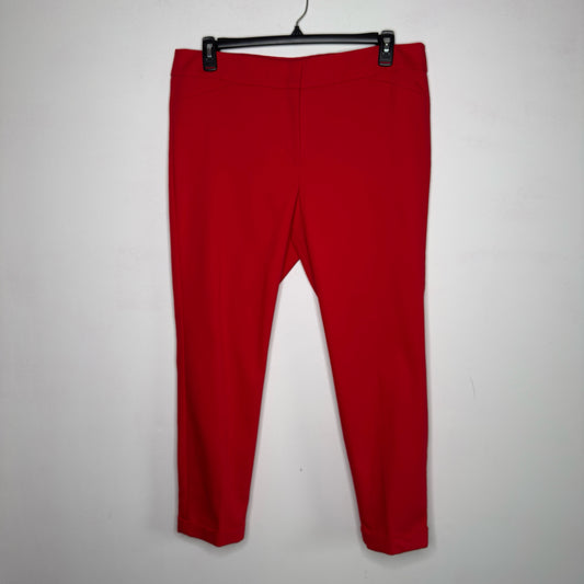 Loft Julie Skinny Red Dress Pants - Size 14