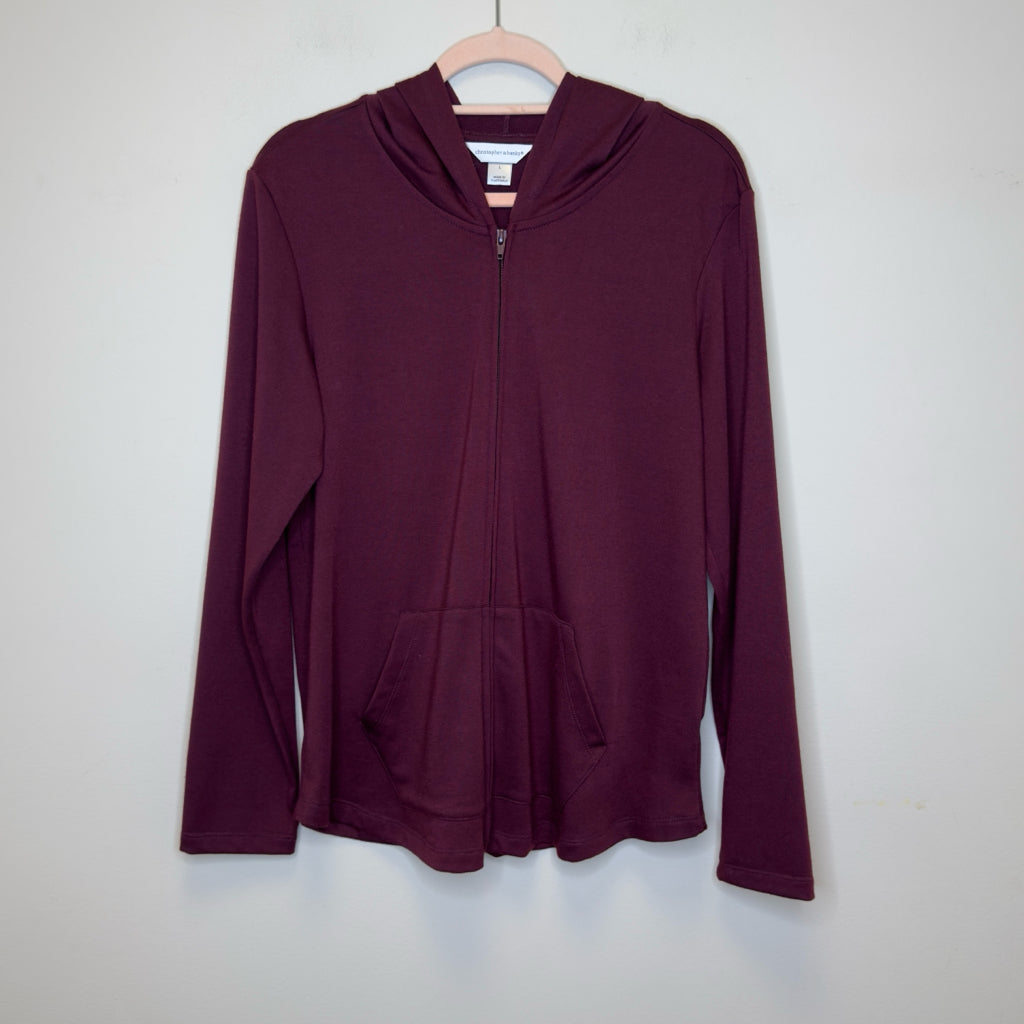 Christopher & Banks Hooded Jacket - Size Large
