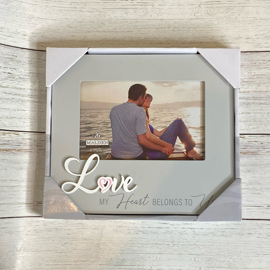 Love My Heart Belongs To You Picture Frame