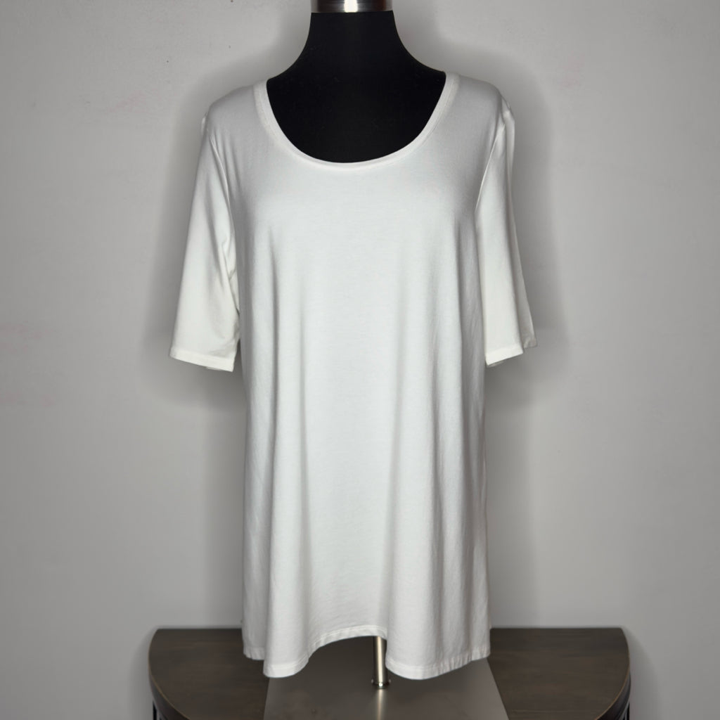 Chico's The Ultimate Tee Short Sleeve Tee - Size Large