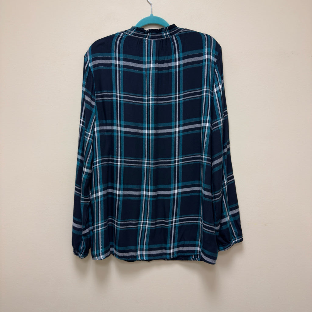 Lane Bryant Plaid Top - Size 1X (16)