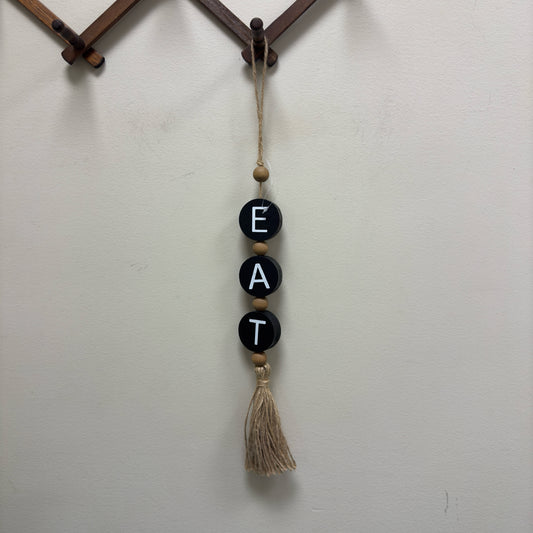 Eat Beaded Wall Decor