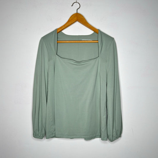 Soft Surroundings Square Neck Top - Size Large