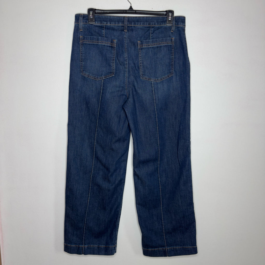 Chico's High Rise Straight Leg Jeans - Size 14