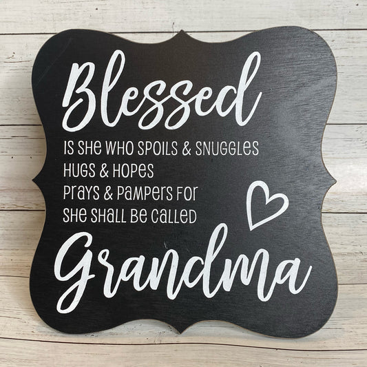 Blessed Grandma Sign