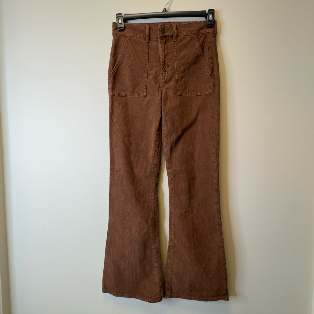 American Eagle Super Hi-Rise Flare Corduroy Jeans - Size 6