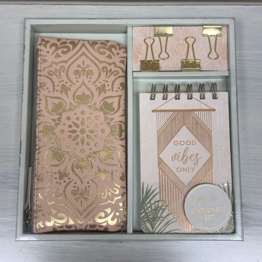 Good Vibes Only Stationery Set